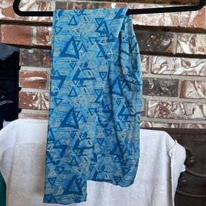 Blue Geometric Leggings